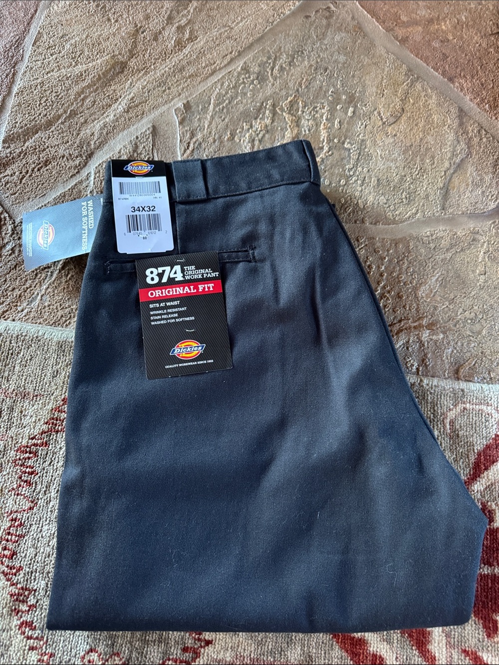 Dickies Black 874 Original Fit Work Pants